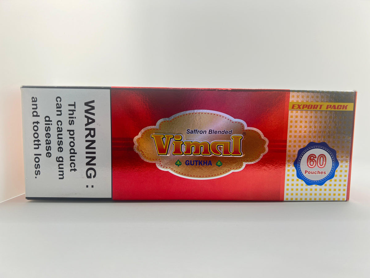 ONE Box Vimal Gutkha in Plastic Pack 60 x 2.3g Each