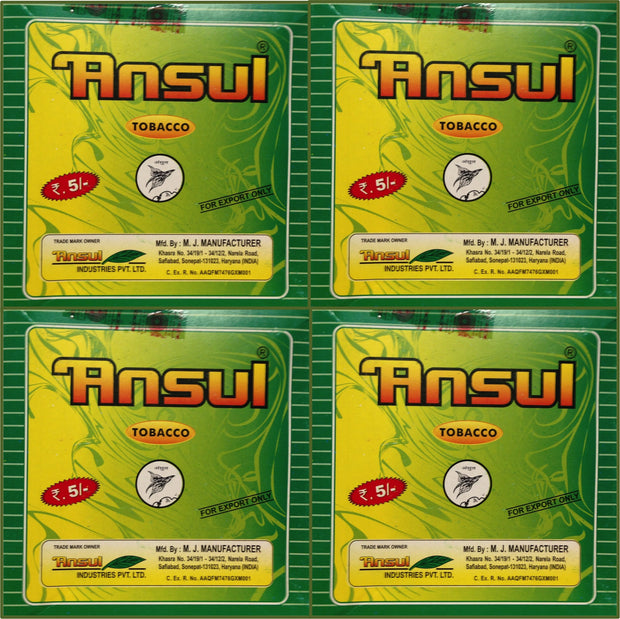 4 Boxes Ansul Tobacco 8 x 20g Each